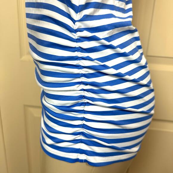 J MLaughin Signature Catalina Cloth Wavesong Stripe Tshirt Tee Top Size Medium - Picture 3 of 5